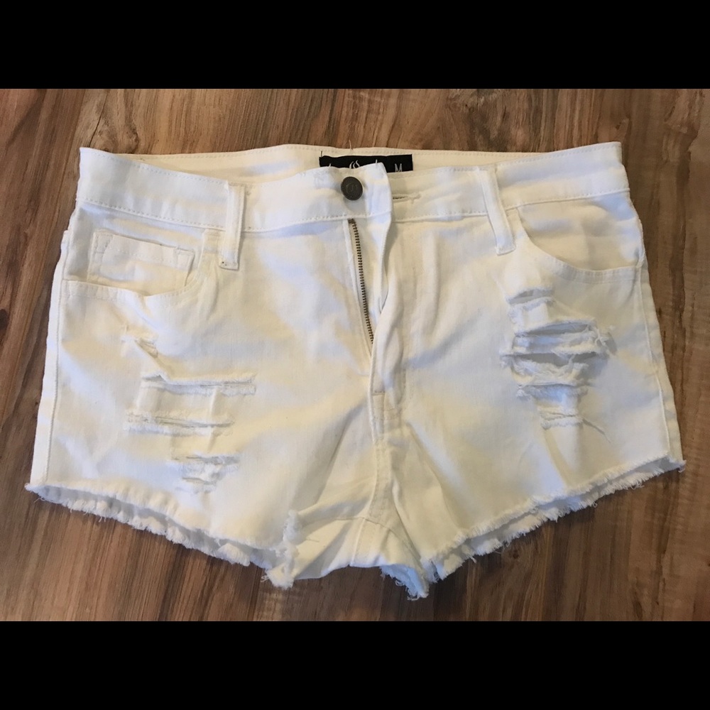 Cello white Jean Shorts